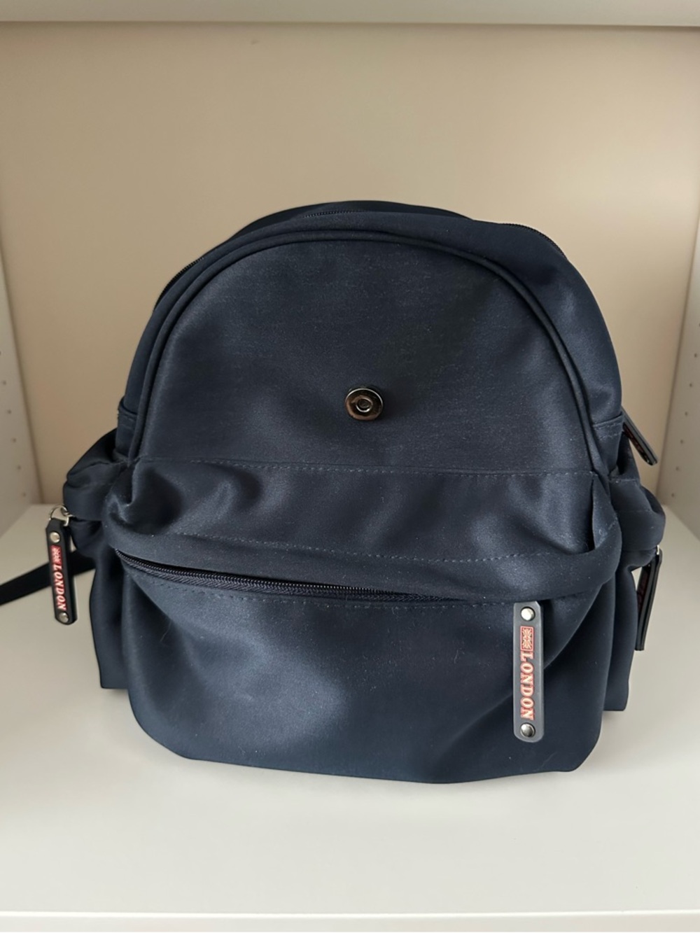 Harrods Navy Backpack - Picture 5 of 5